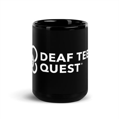 DTQ Black Glossy Mug