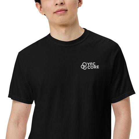 YFC Core Men’s garment-dyed heavyweight t-shirt