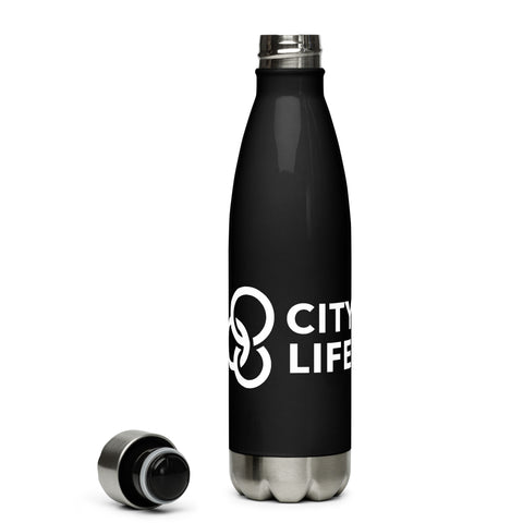 City Life Stainless Steel Water Bottle